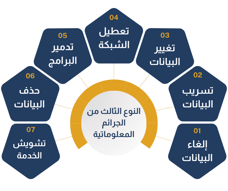 النوع الثالث من الجرائم المعلوماتية