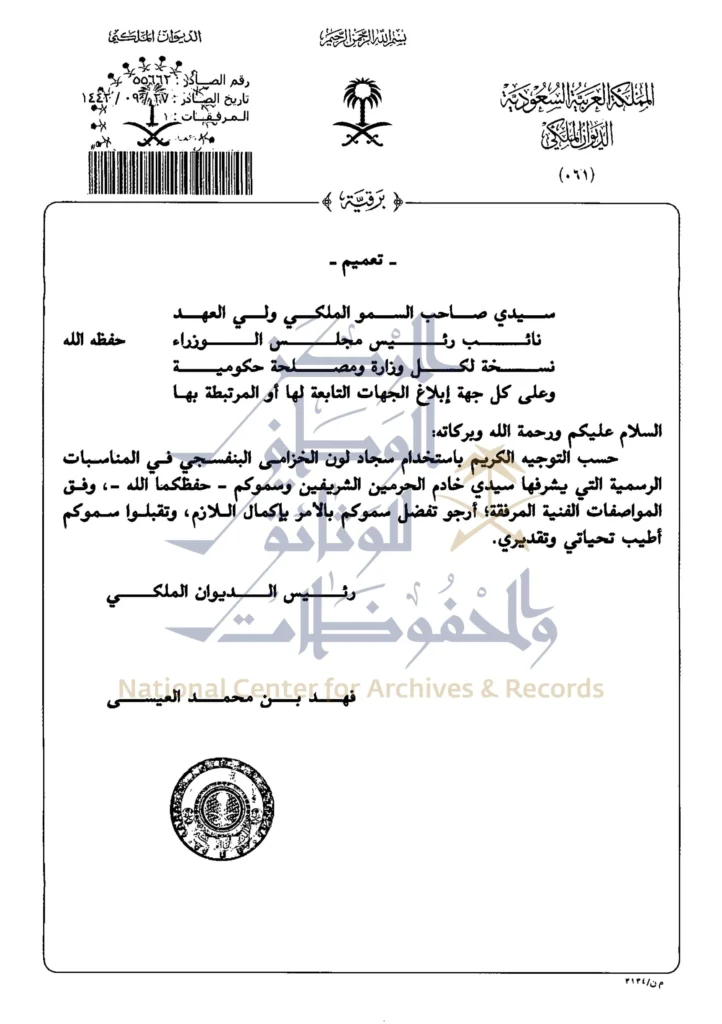 تعميم رقم (55662) وتاريخ 27-09-1442هـ