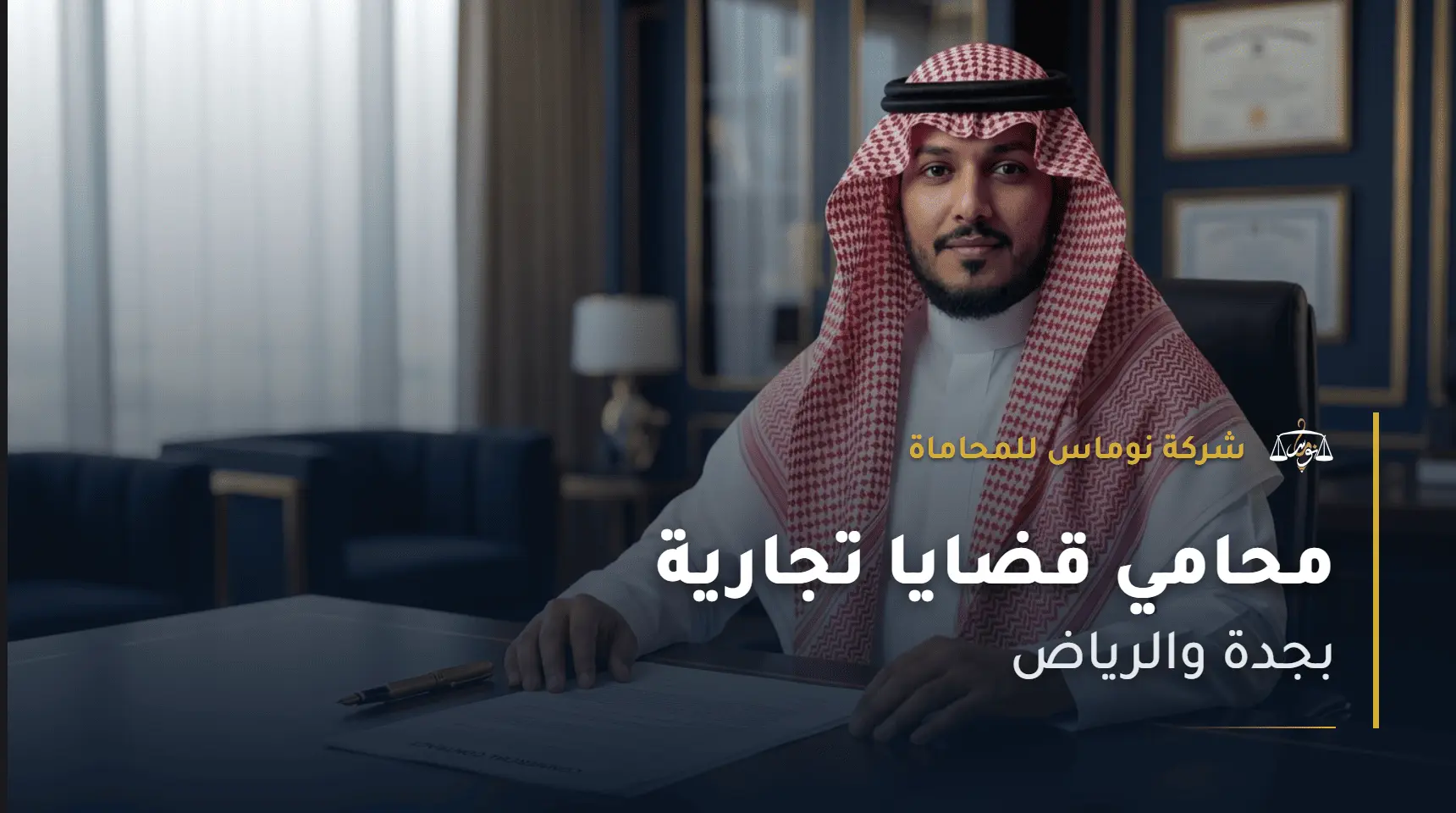 محامي قضايا تجارية بجدة والرياض - شركة نوماس للمحاماة - ترافع أمام المحاكم التجارية